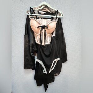 Victoria's Secret Bundle.Corset Robe Babydoll Bodysuit